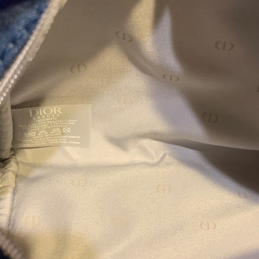 Dior Indigo Denim Clutch - Picture 5 of 8